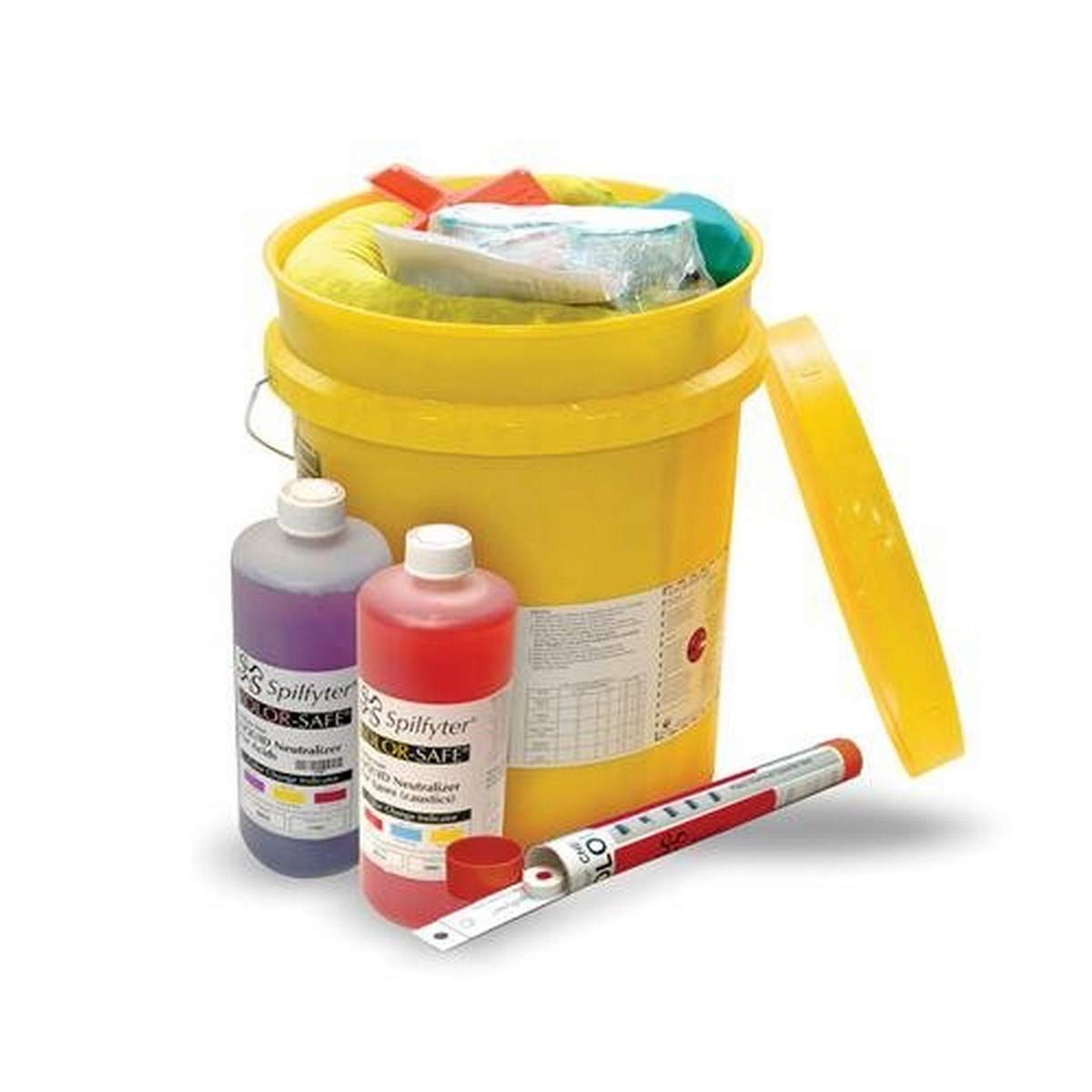 NPS 270000 Grab & Go Specialty Spill Control Acid/Base Neutralizer Bucket Spill Kit