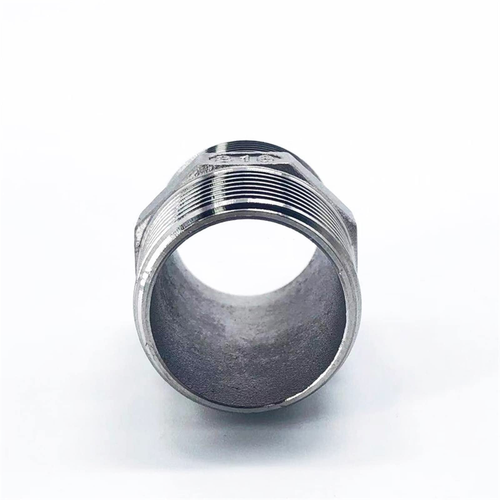 EISTEE Conector, Adaptadores, Acoplador, 1/4 Pulgadas 1 1/2 Pulgadas BSP Rosca 316 Acero Inoxidable Pezón Hexagonal Unión Tubería Conector Acoplador (Size : 1 1/2Inch) (Size : 1 1/2Inch)