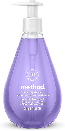 Method Gel de lavado de manos, lavanda francesa, fórmula biodegradable, 12 onzas líquidas (paquete de 1)
