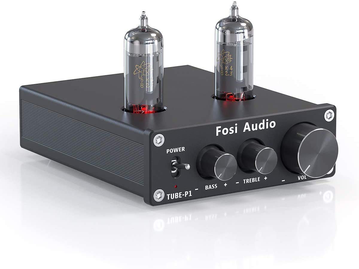 Buy Fosi Audio Mini Stereo Tube PreAmplifier Buffer Preamp 6K4 Vacuum