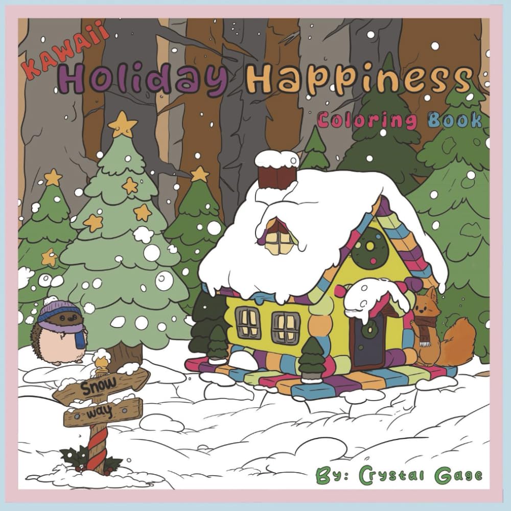 Kawaii Holiday Happiness (Kawaii Adventures Coloring Collection)