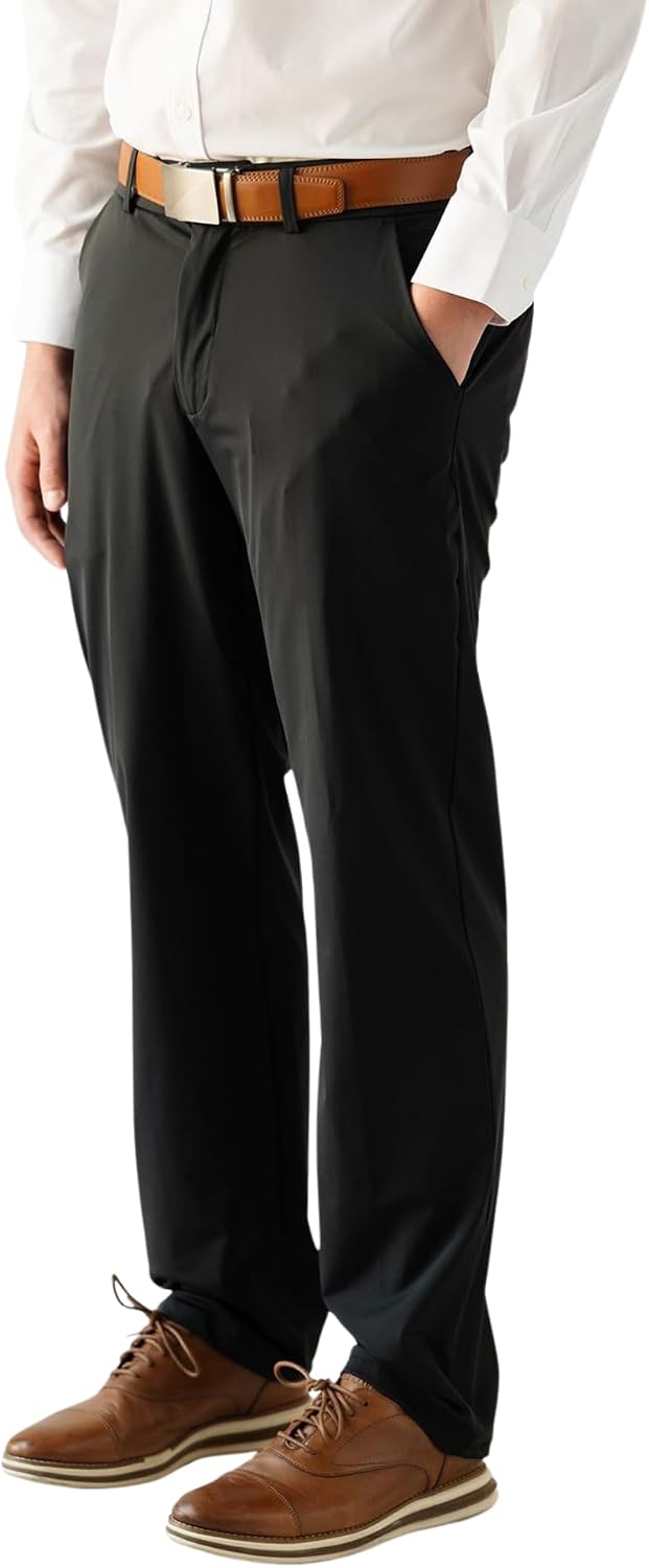 Performance Dress Pants – Stretch, Moisture-Wicking & Wrinkle-Resistant | Modern Tailored Fit