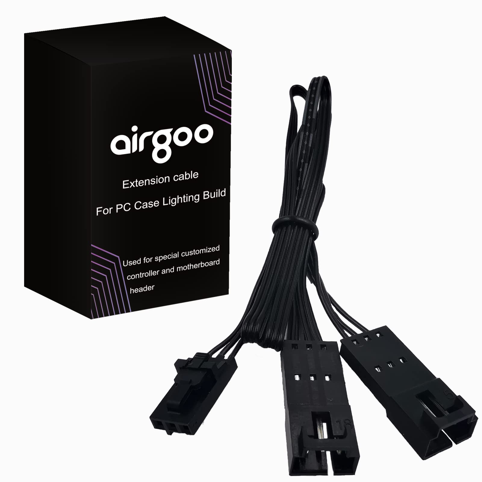 airgoo3pin Splitter Adapter Cable only for Corsair Lighting Node Pro  Corsair Commander Core XT Commander Pro