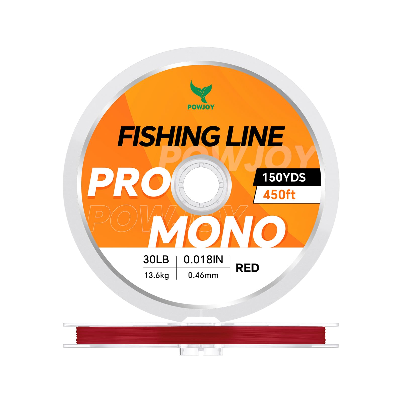 Monofilament Fishing Line with Knot Guide Cards for Beginners to Pro