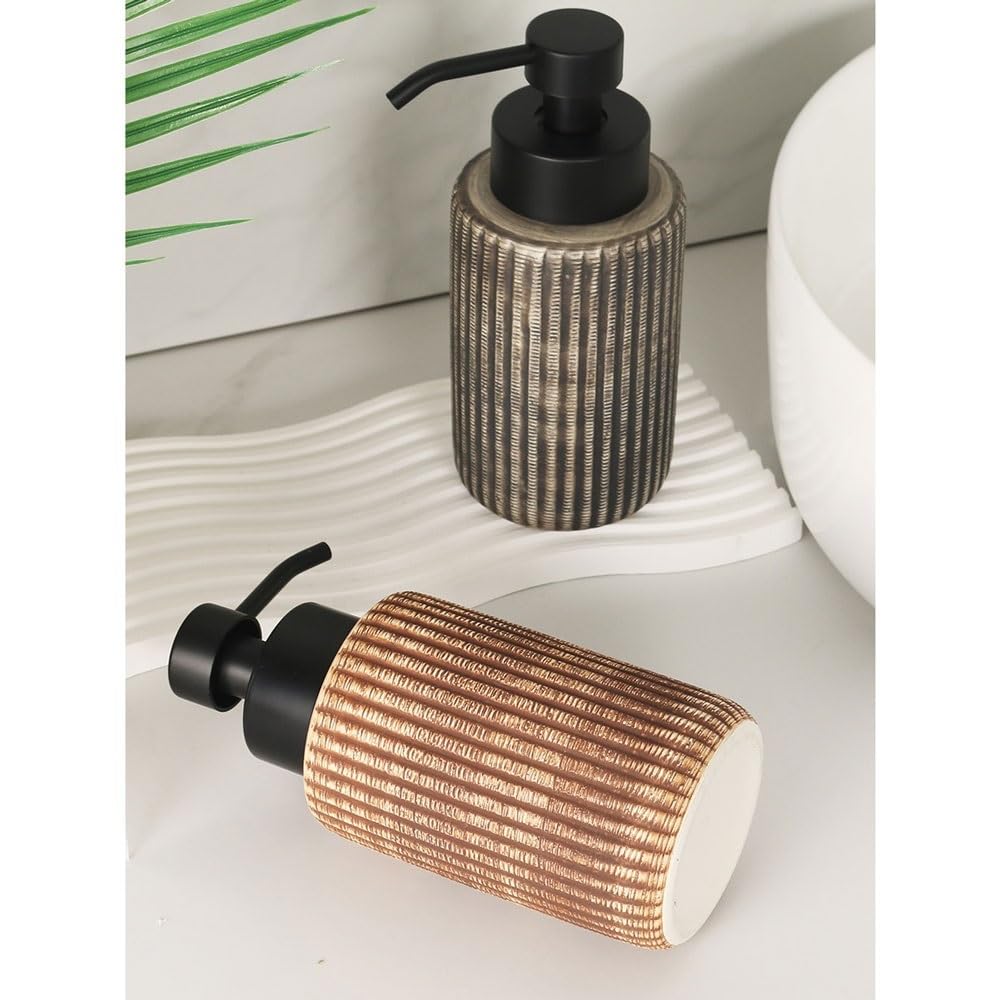 Dozownik mydła Ceramiczna pianka do mycia twarzy Butelka z dozownikiem Butelka do mycia twarzy Domowe puste butelki dozowniki do piany(Gris)