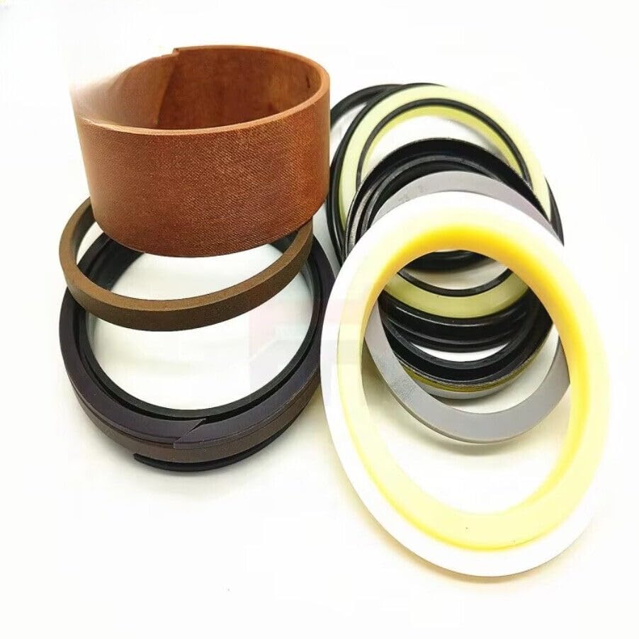 Excavator Oil Seal E307 E307B Bucket Cylinder Seal KIT 1057253 Compatible with Caterpillar Machinery Parts (A)