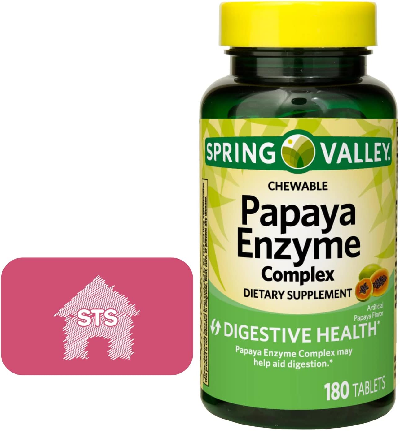 Nature's Truth Papaya Enzyme Chewable Tablets 120 Count