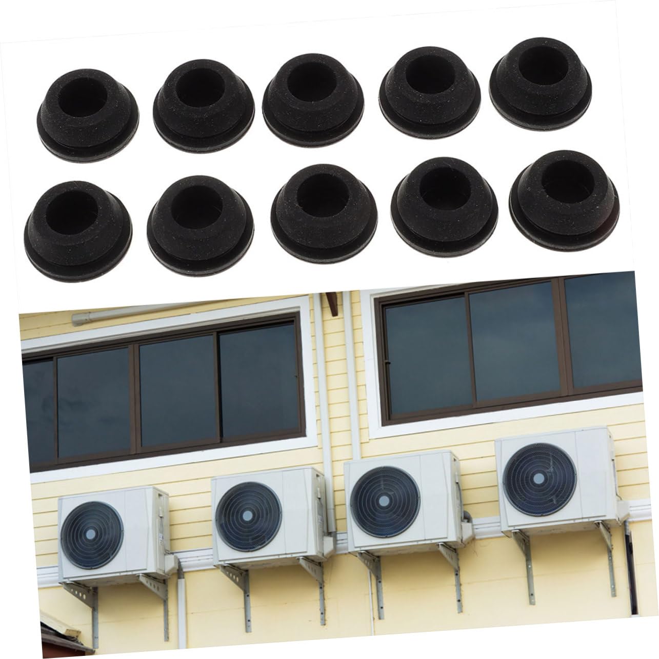 Lot De 12 Bouchons En Caoutchouc Pour Climatisation - Diamètre 20 Mm - Réparation Et étanchéité