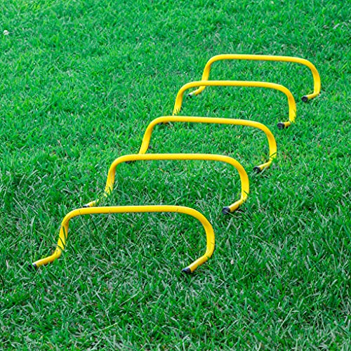 Image of Trademark Innovations 6 inch Speed Training Hurdles - Pack of 5
