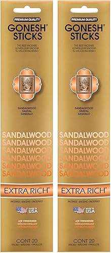 Miniatura 8 de Incienso de sándalo extraintenso de GONESH