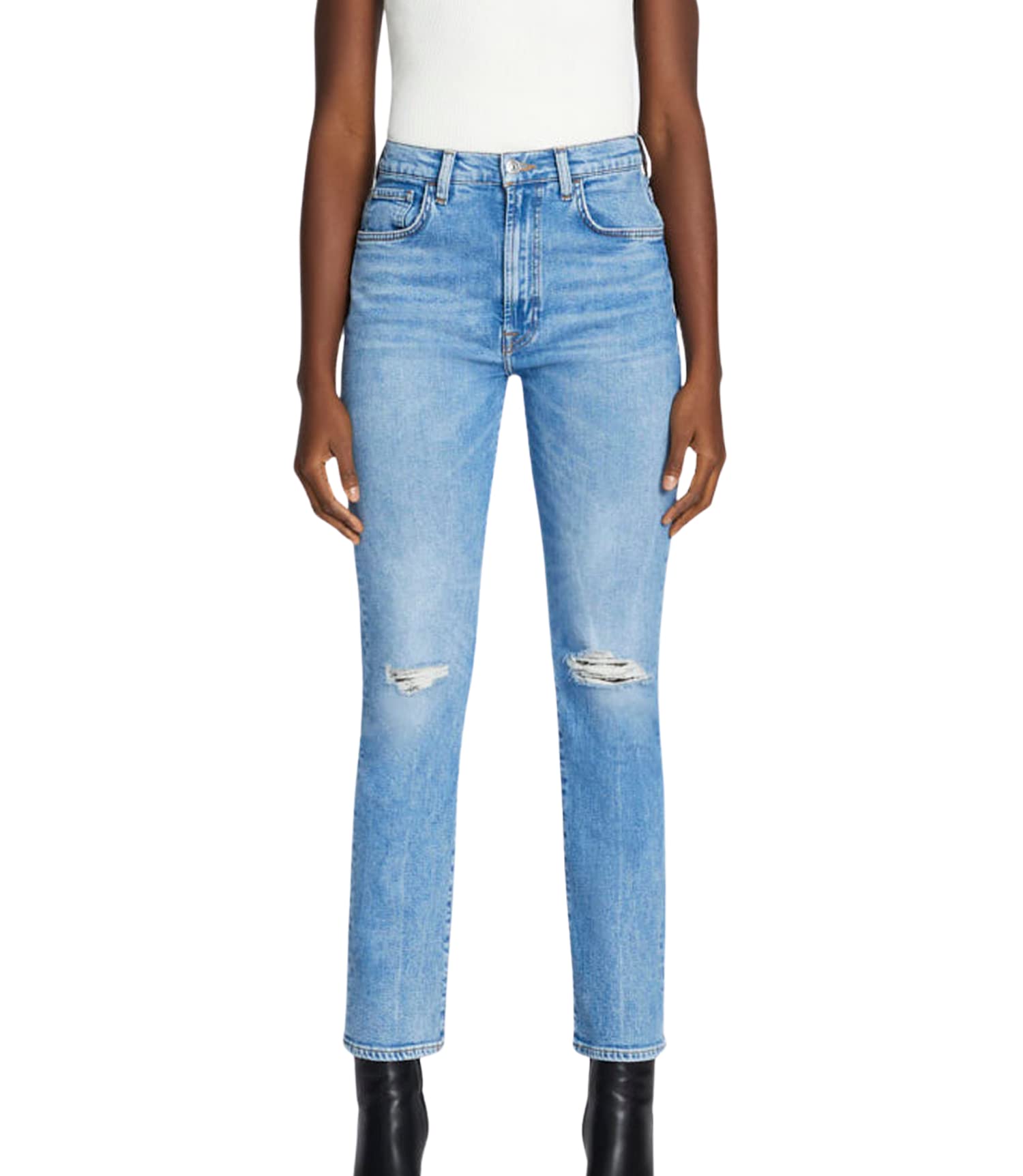 7 for All Mankind Womens Easy Slim Pants