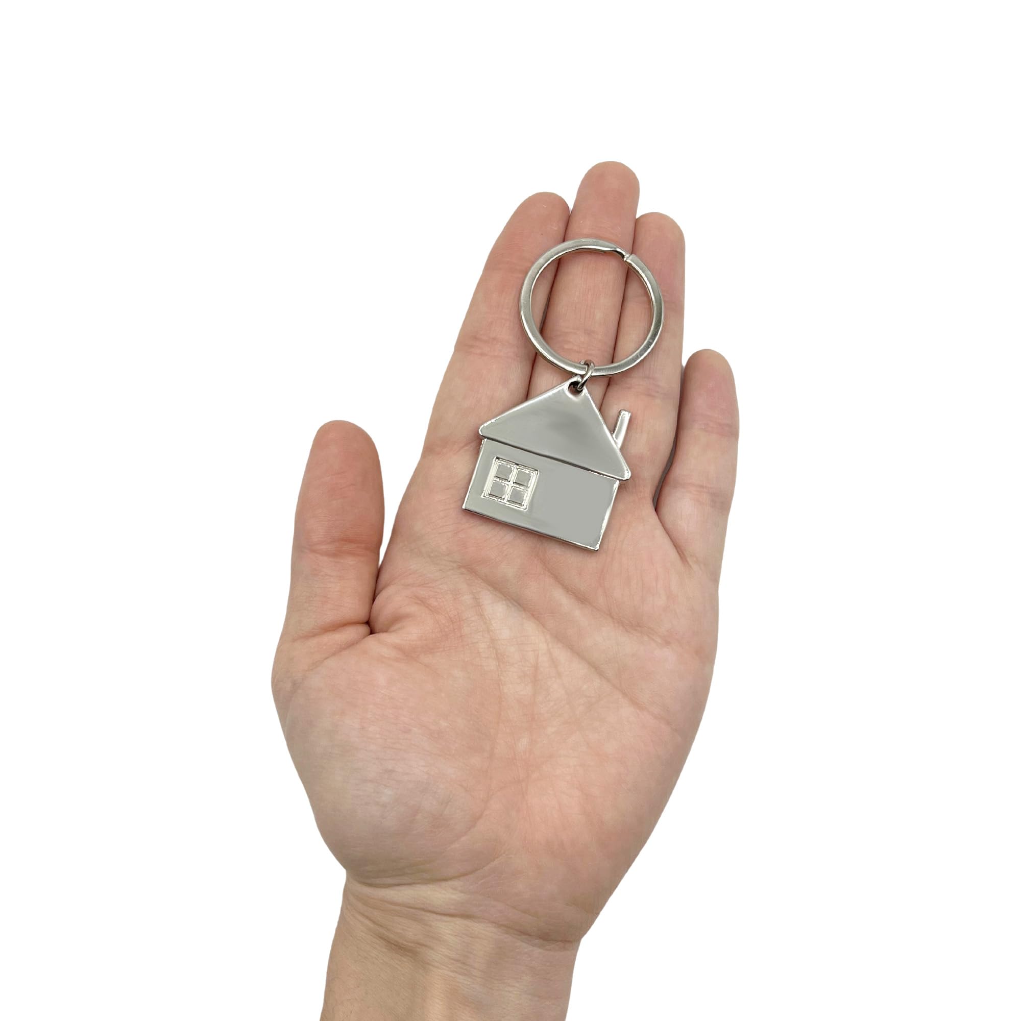 Llavero metálico en forma de Casa, Key Chain Home, 1 Unidad - imagen 5