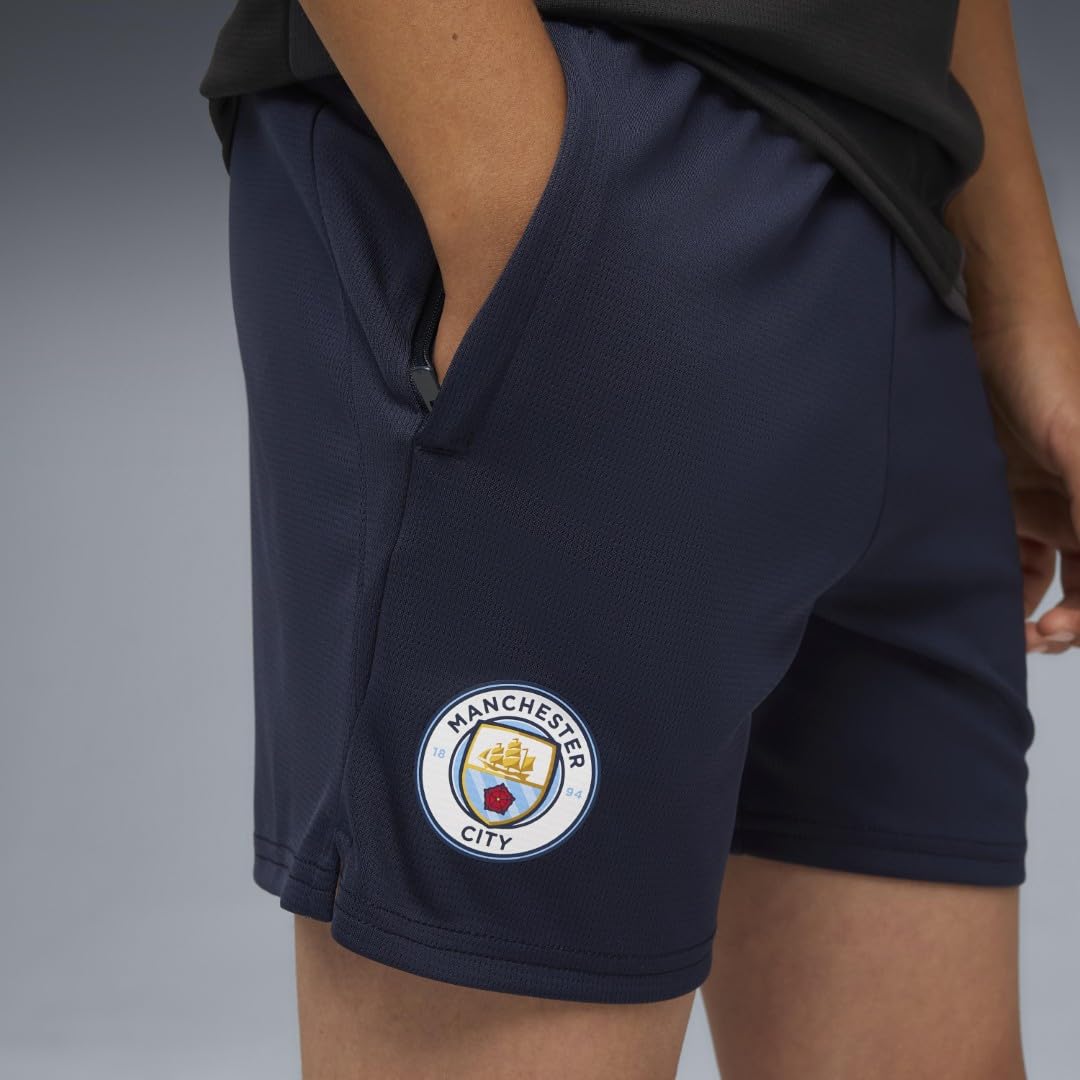 Puma Manchester City FC Kinder Trainingshorts mit Tasche 25/26