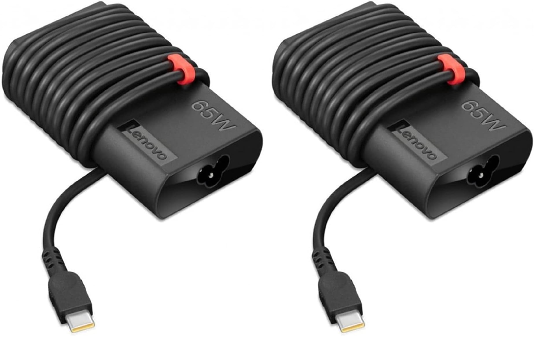 Lenovo ThinkPad Slim 65W AC Adapter USB-C EU 4X20V24678 Schwarz (Packung mit 2)