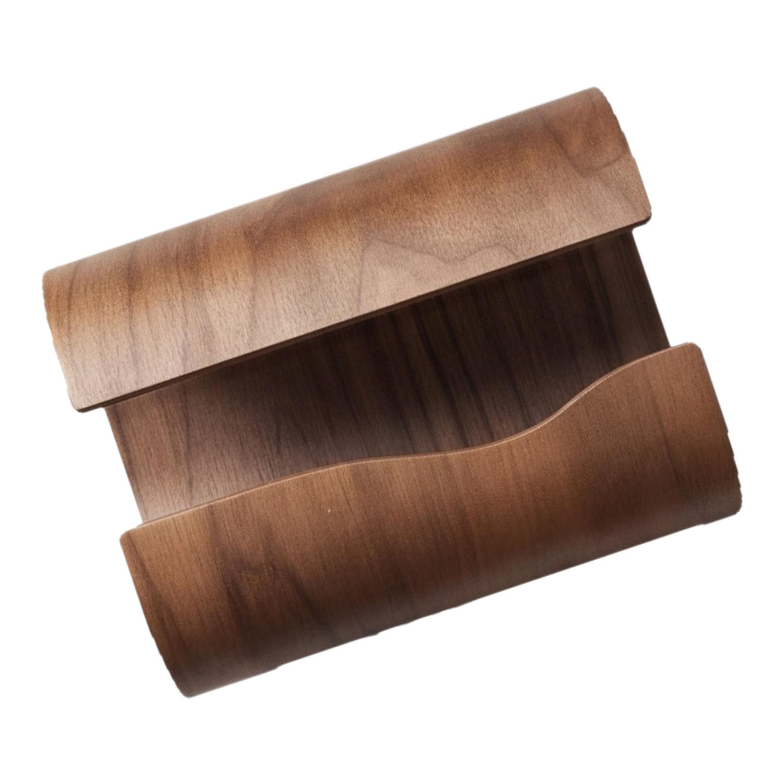 Mekalero Round Wood Tissue Dispenser Napkin Holder Enhances Home Decors and Provides Easy Access Wooden Tissue Holder