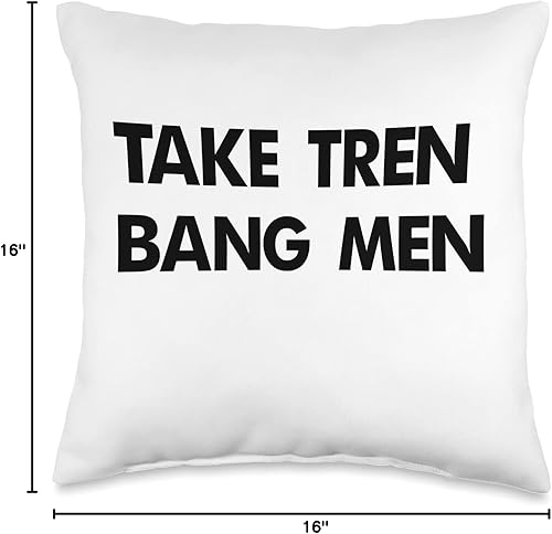 Miniatura 5 de Take Tren Bang Men - Almohada estética con diseño de culturismo, 18 x 18 pulgadas, multicolor