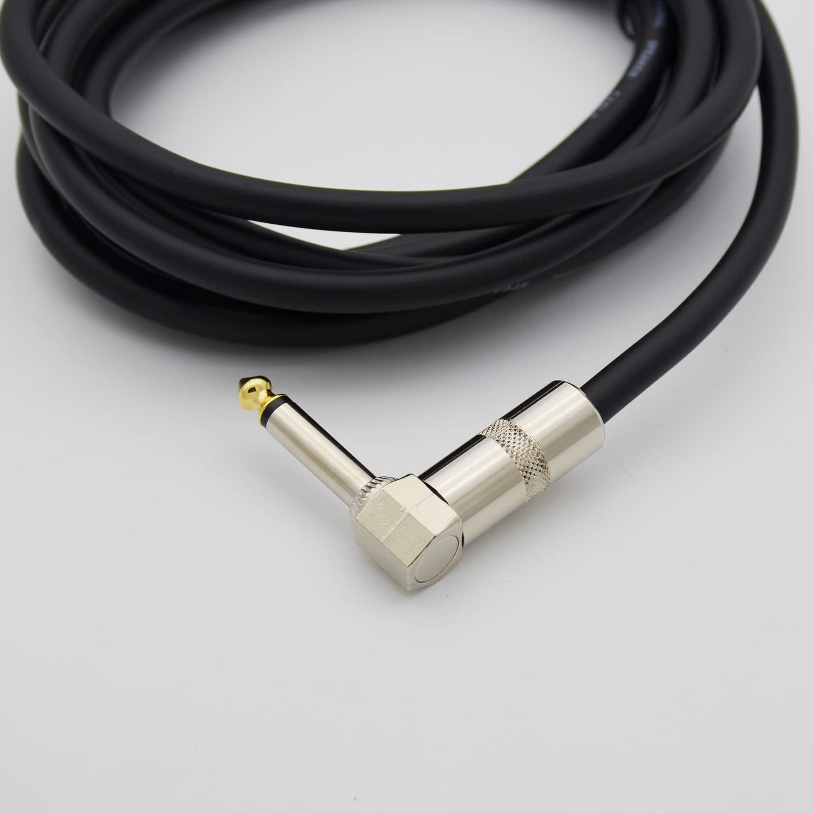 Speakon a 1/4 cavo altoparlante, calibro 15 a 1/4 TS maschio, cavo audio altoparlante amplificatore di collegamento resistente con Twist Lock – Confezione da 2 cavi da 3 m