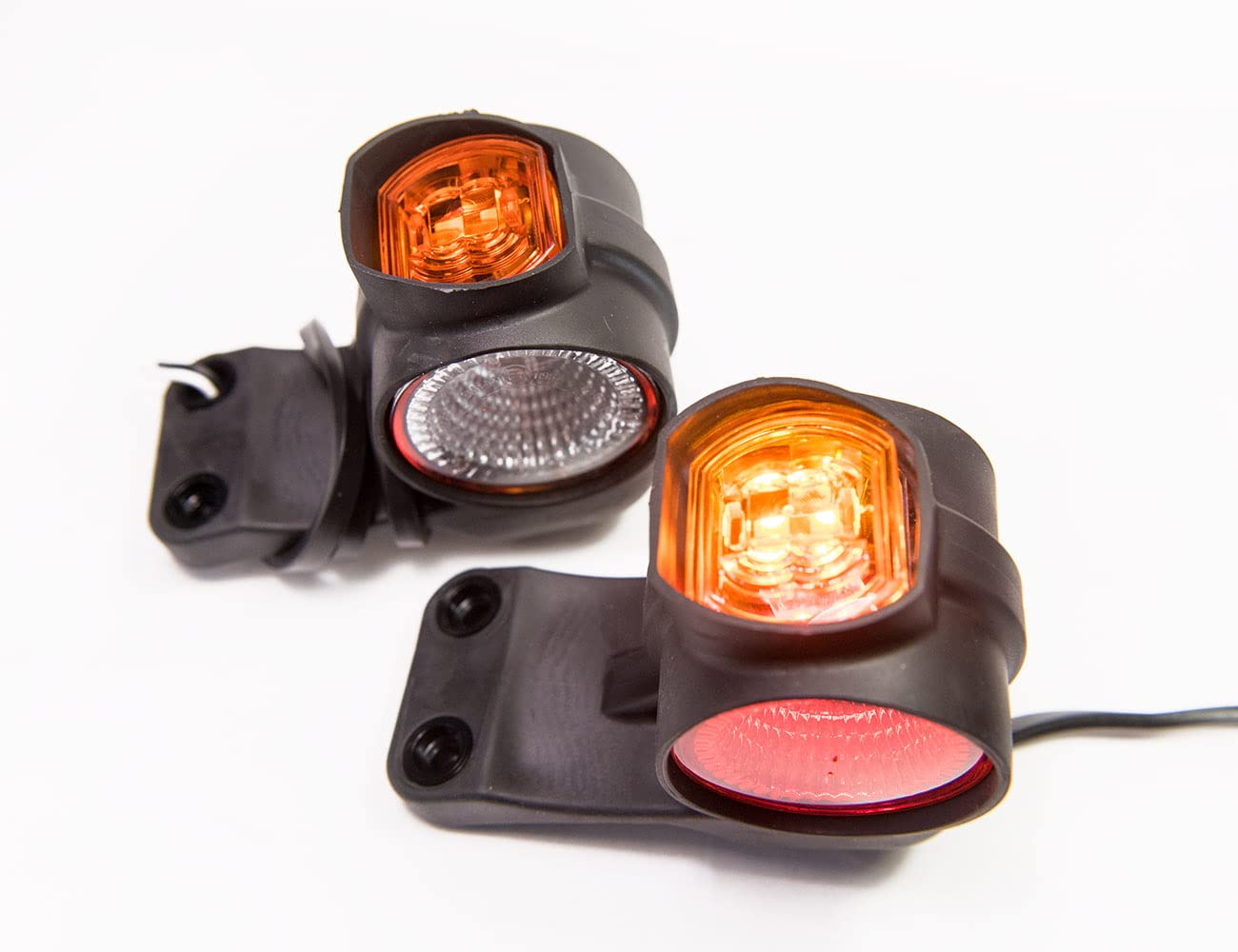 Luci Di Posizione LED Per Camion E Rimorchi - 12-24V, 3 Funzioni, Bianco/Rosso/Arancio - Foto 5