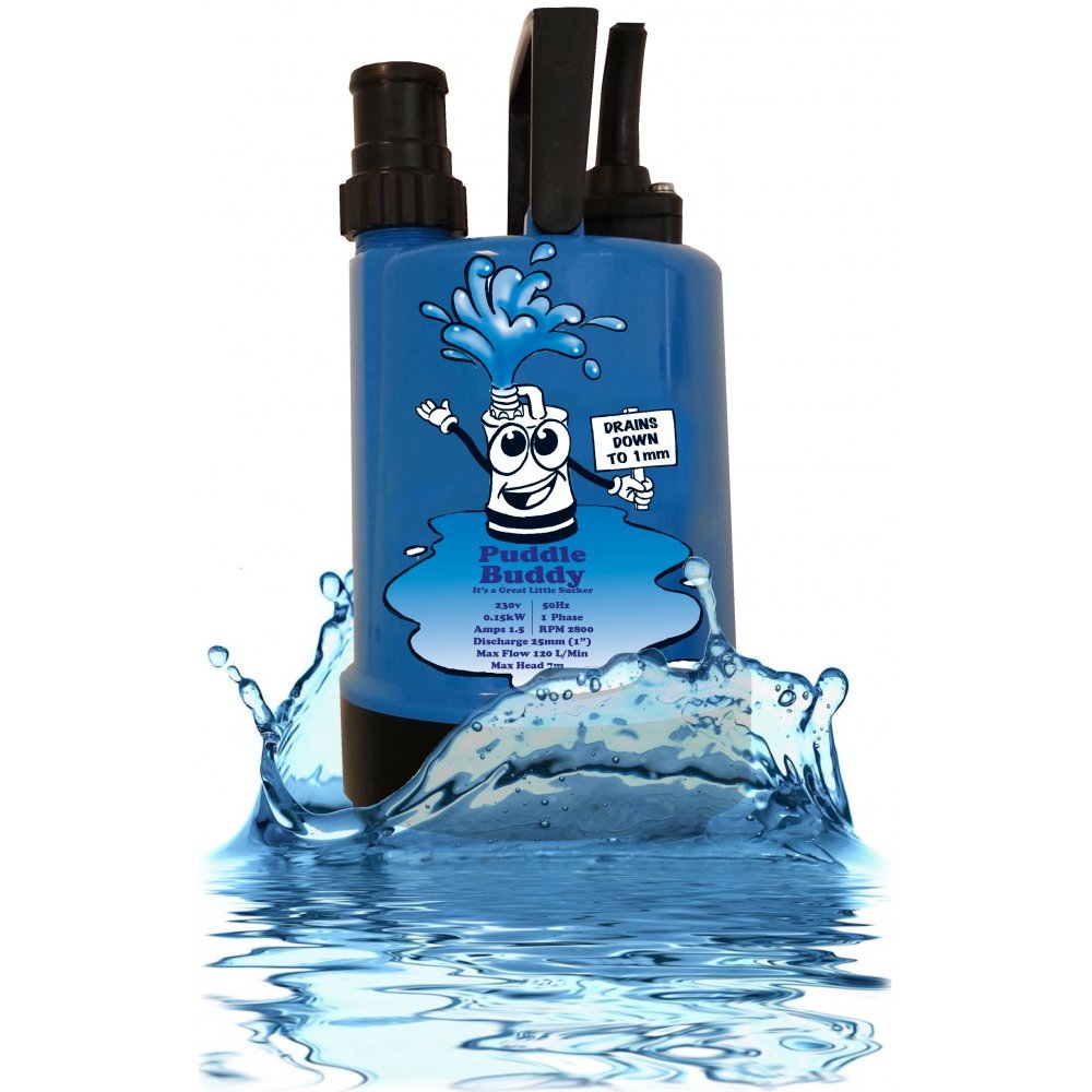 JS RSD-150 Puddle Buddy 110v Low Level Residue Pump