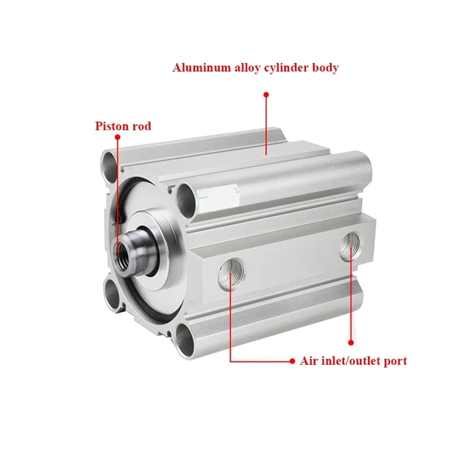 CQ2B63 複動薄型コンパクトシリンダーストローク:5/10/15/20/25/30/35/40/45/50/75/100mm(ス