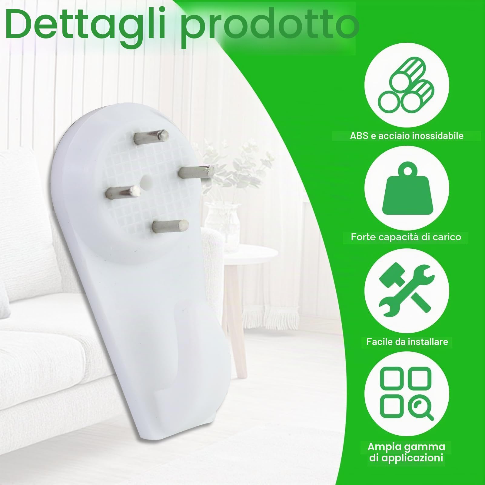 33 ganci per quadri senza lasciare traccia, ganci per quadri, ganci da parete, 3 motivi per pareti dure e cartongesso per appendere quadri, cornici
