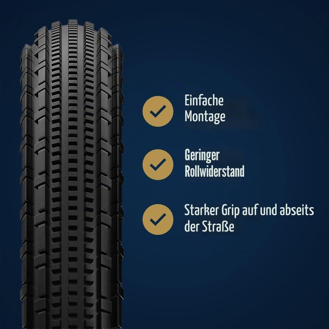 Panaracer Gravelking SK Tubeless Ready TLR | Fahrradreifen 28 Zoll | Gravel Reifen 622/700 | TuffTex Karkasse | Verbesserte Kontrolle auf Rauen