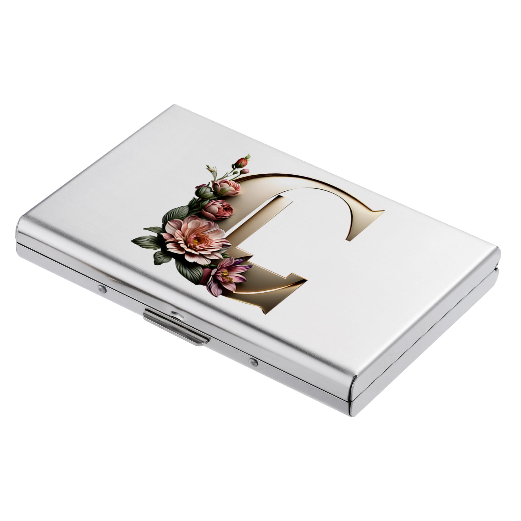 Porte-Cartes Métal BONSYL RFID Blocker - Fin 6 Cartes Acier Inoxydable | Design Minimaliste