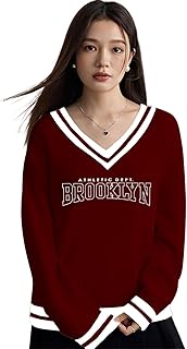 AUSK Women Tshirt || Full Sleeve Printed V Neck Regular Fit T-Shirt for Womens Price in India