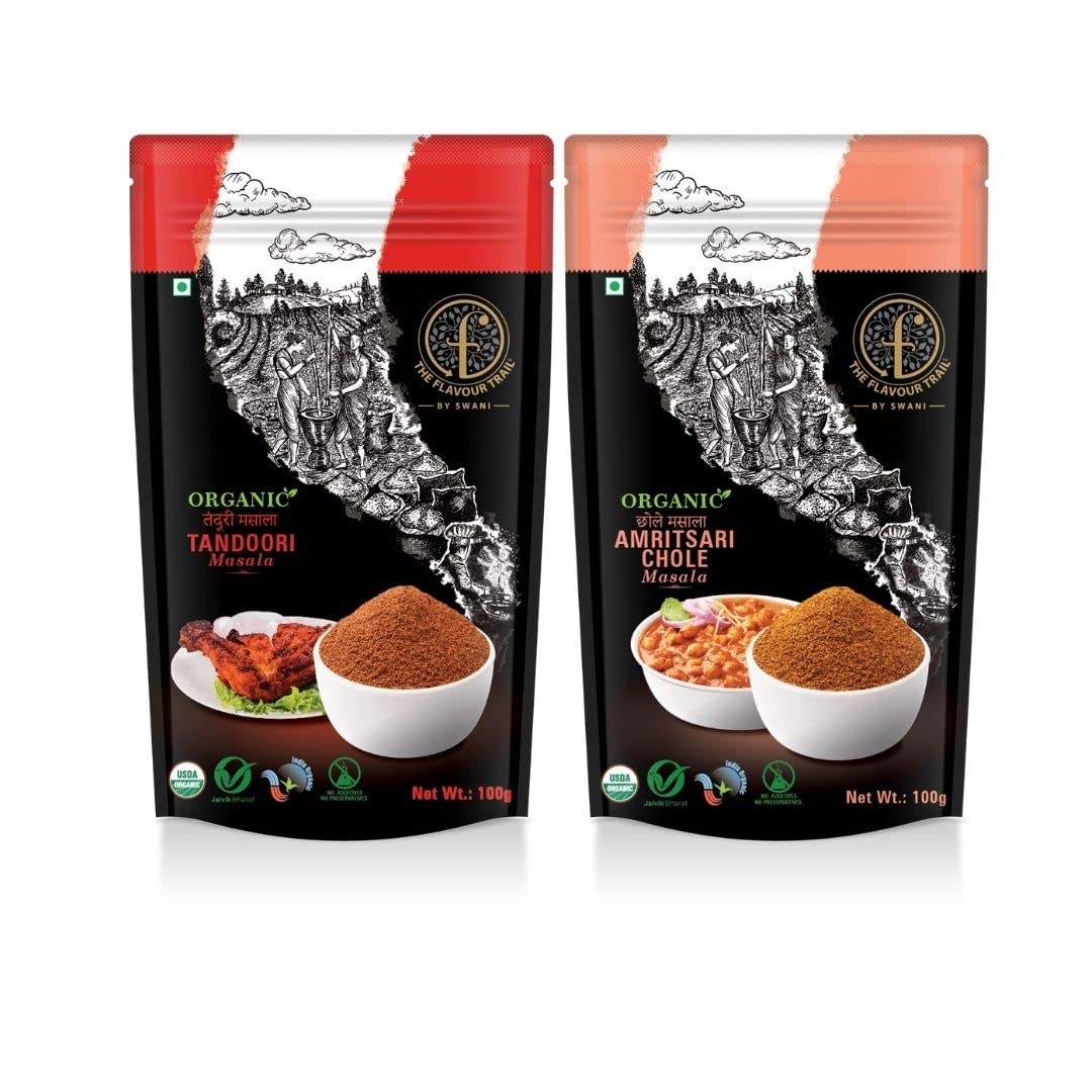 See full amazon price history chart for The Flavour Trail - Organic Tandoori Masala, Amritsari Chole Masala (Kala Chana Masala), 100gms Each | Organically Farmed | Pesticide-Free " The Flavour Trail - Organic Tandoori Masala, Amritsari Chole Masala (Kala Chana Masala), 100gms Each | Organically Farmed | Pesticide-Free " (B09MRTGPLV) Amazon Price History, Amazon Price Tracker