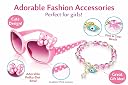 Pink Combo Gifts Set For kids Girls,Digital Watch Sunglasses & Bracelet gallery image