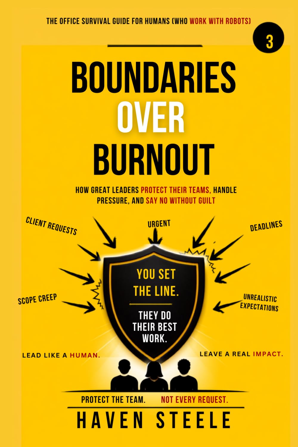 Boundaries Over Burnout: How Great Leaders Protect Their Teams, Handle Pressure, and Say No Without Guilt (Real Over Perfect Series)