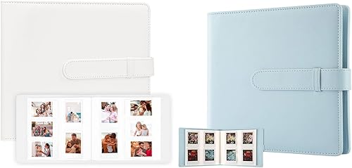 Paquete de 2 álbumes de fotos para cámara instantánea Fujifilm Instax Mini 11 90 70 9 8+ 8 LiPlay, cámara instantánea Polaroid Snap SnapTouch