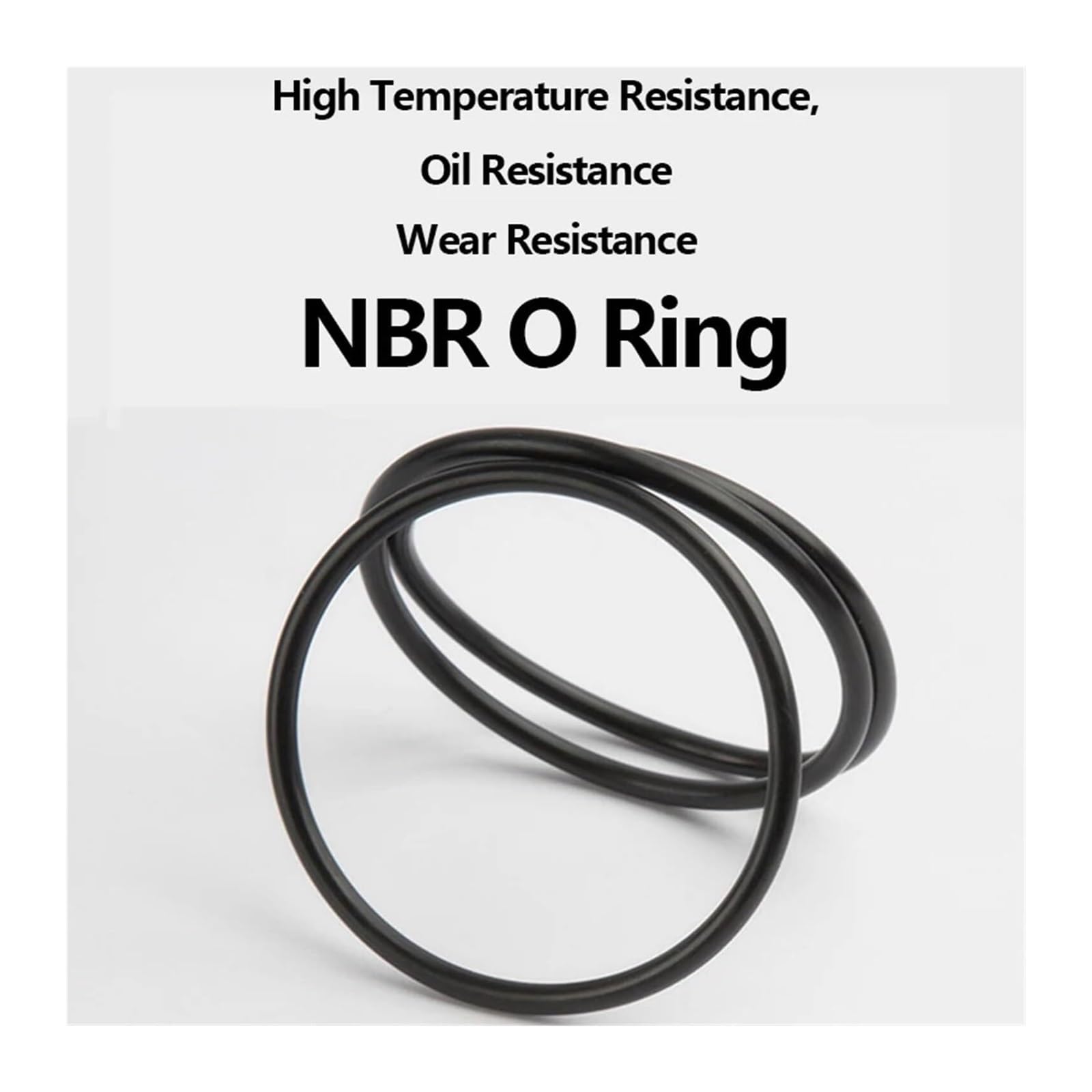 100 Stück CS 2,2 mm Außendurchmesser 6 mm – 61 mm Nitril-Butadien-Gummi NBR-Dichtungsring Reparatur Skelett Öldichtung Dichtung O-Ring-Dichtungsscheibe(OD 20MM (100PCS)-2.2MM)