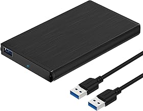 SABRENT 2.5インチ SSD外付けケース/ SATA SSD/ HDD (SSD 1TB、SSD 2TB、SSD 500GB、SSD 4TB) 最大16TB/ USB 3.2 Gen 1 SuperSpeed/ アルミ製/ 工具不要/ SATA Ⅲ対応/PC、ミニPC、Macbook、ノートPCに使用（EC-UK30）