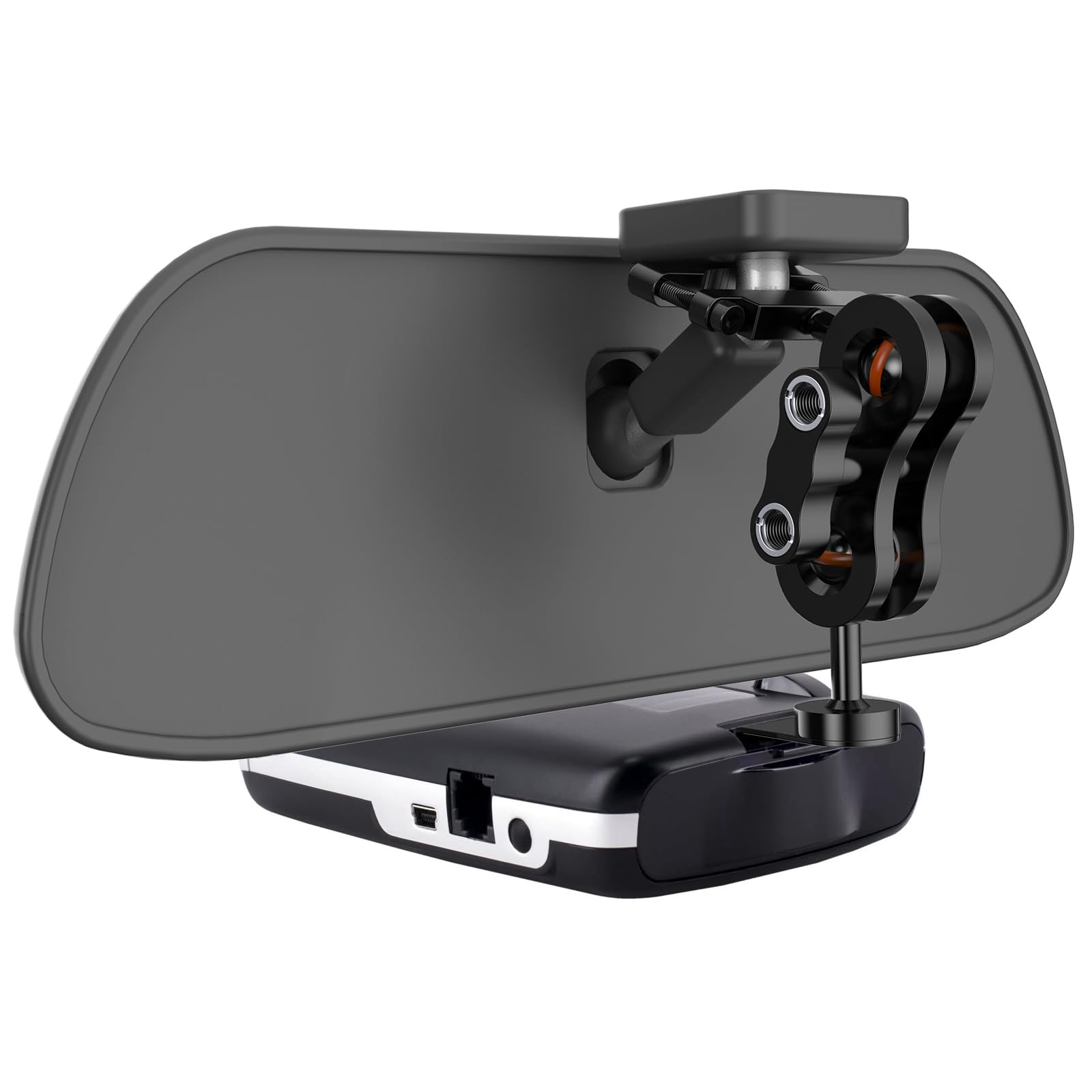 SDSACZMU Rearview Mirror Radar Detector Mount, Aluminum Rearview Mirror Rod Radar Mount,for Escort Max / Max2/ MAX360 Radar Detector (Not Suitable to Radar Mount with Magnetic Connection)