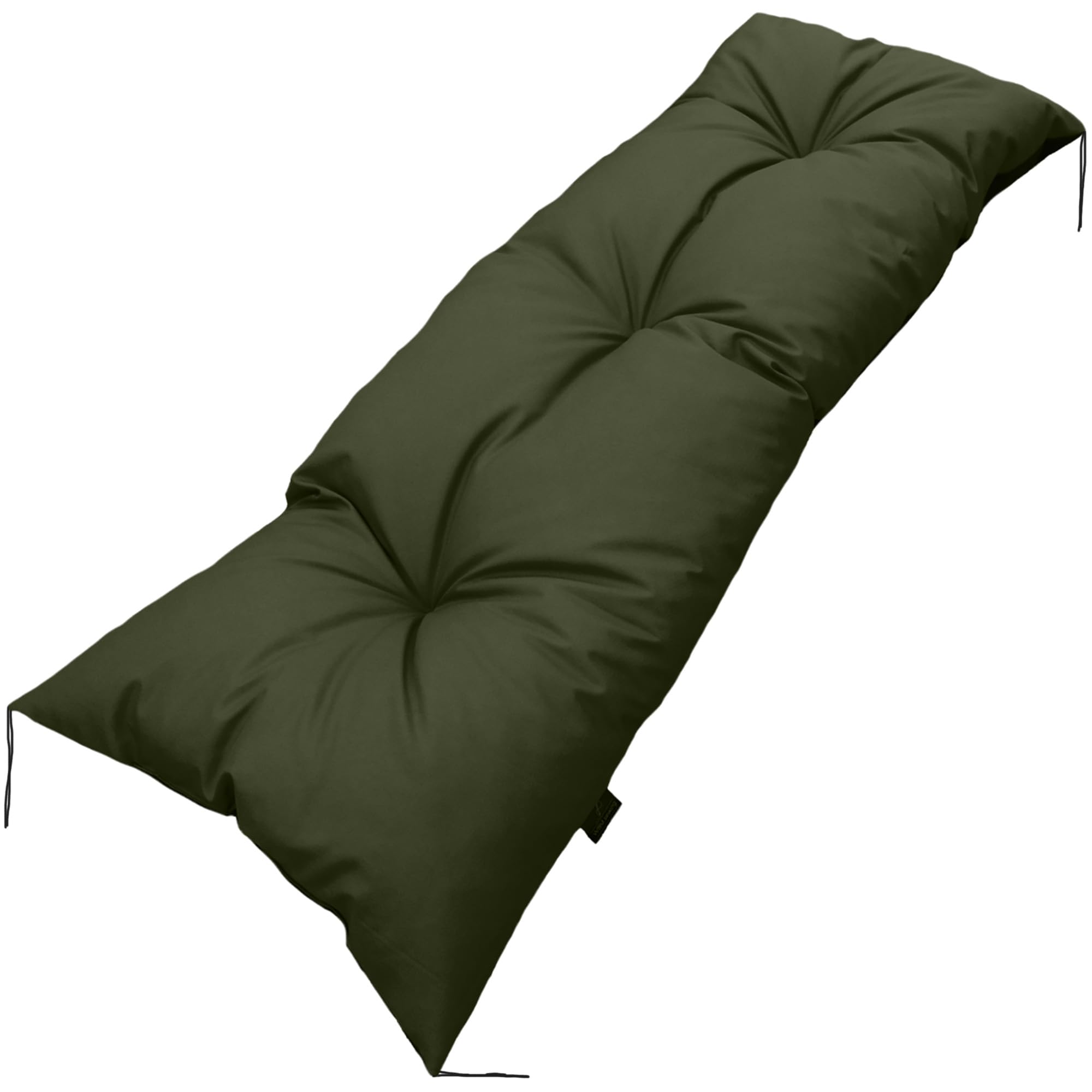 Gartenkissen Sitzkissen Bankauflage Bankpolster Bankkissen Gartenmöbel Kissen Wasserdicht Sitzauflagen Loungekissen Sitzpolster 120x40cm Auflage Für Bänke/Gartenbank für Haus Und Garten (Grün)