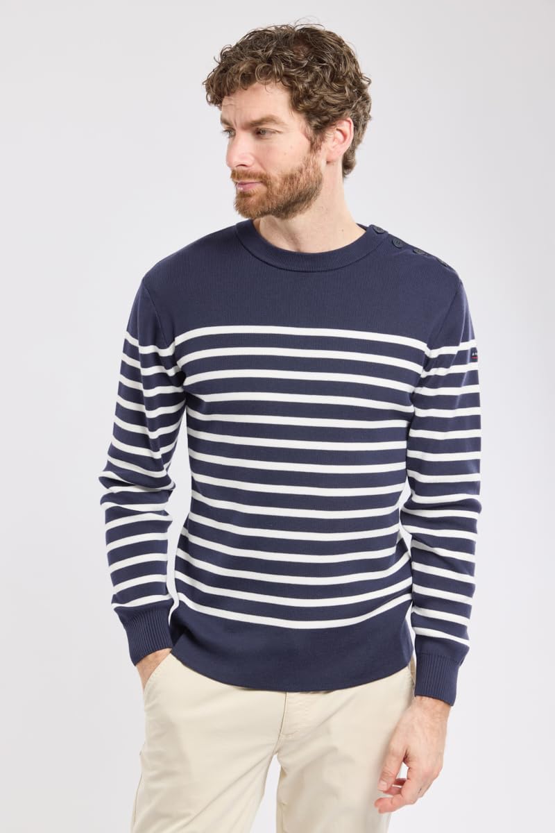 Armor Lux Męski sweter Pull Marin Groix Homme