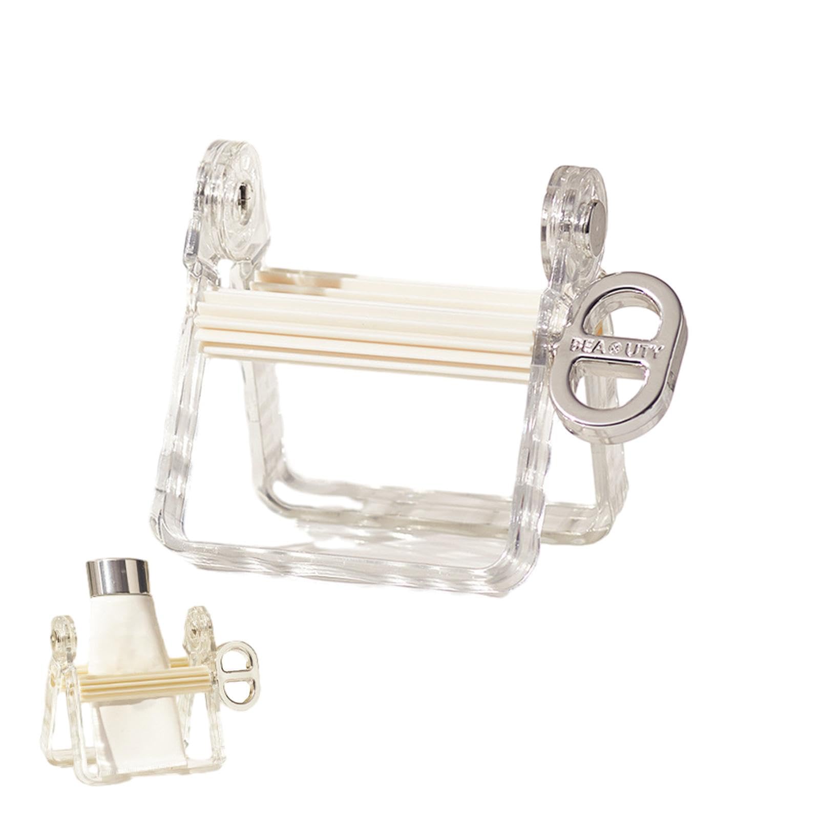 Tube Roller Squeezer - Rolling Tube Toothpaste Dispenser - Squeeze Tool No Waste for Toothpaste Hand Cream Makeup Remover