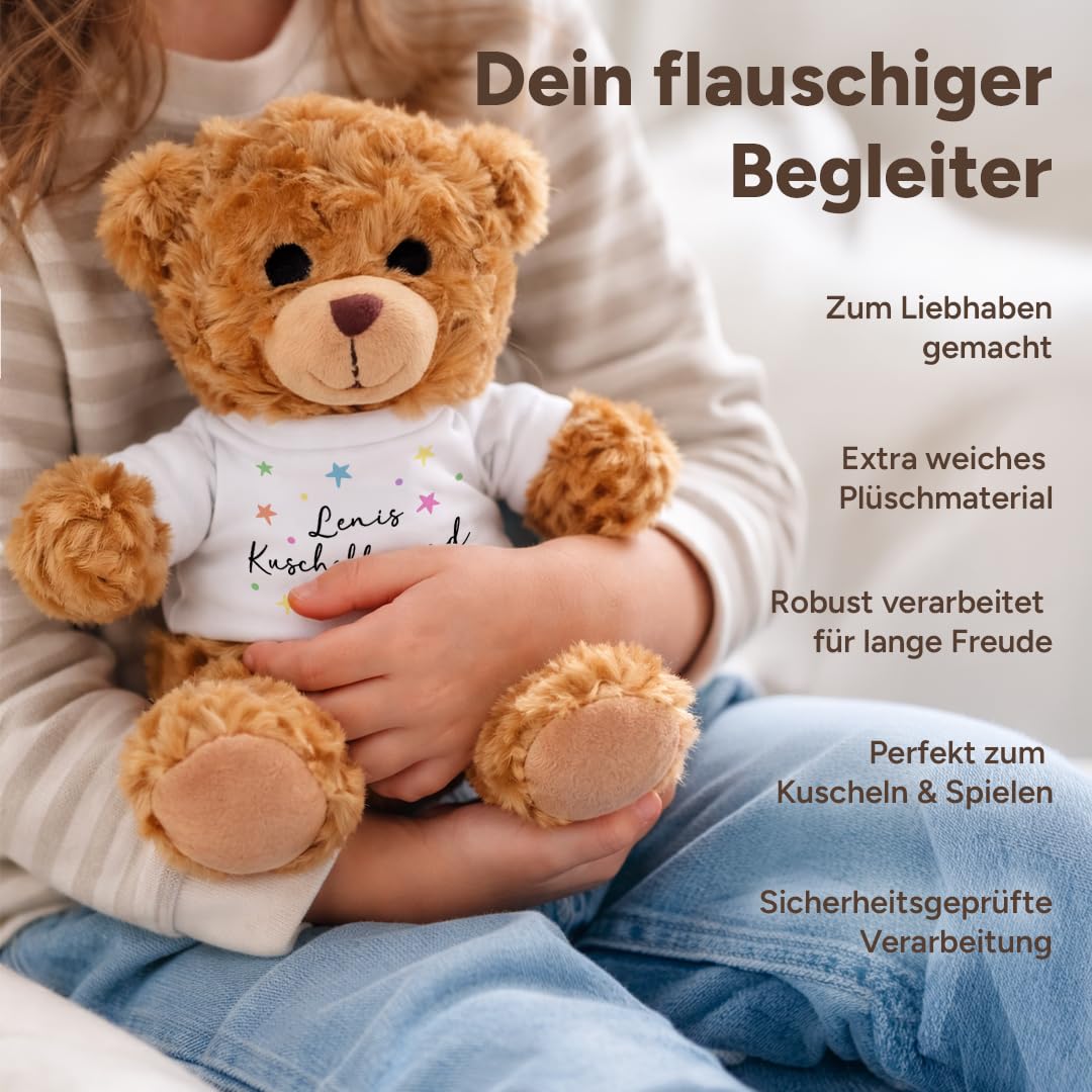 Baby Geschenkset personalisiert mit Babybody & Teddybär frei gestaltbar mit Name & Bild, inkl. Meilensteinkarten, Geschenk zur Geburt, Babyparty Geschenk, Taufe, Neugeborene