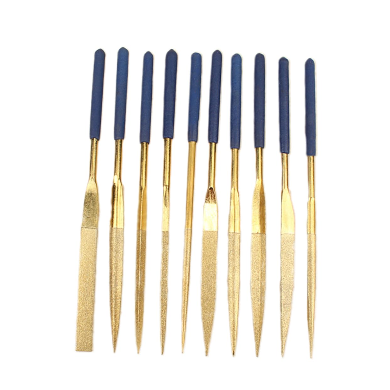 Balacoo 10 Pcs Diamond File Set Flat File Kit Needle File for Woodworking Hand Tools Diamond Needle File Hobby Files Jewelry Tools Needles Jewelry Tool Diamond Coated File Wood Rasp