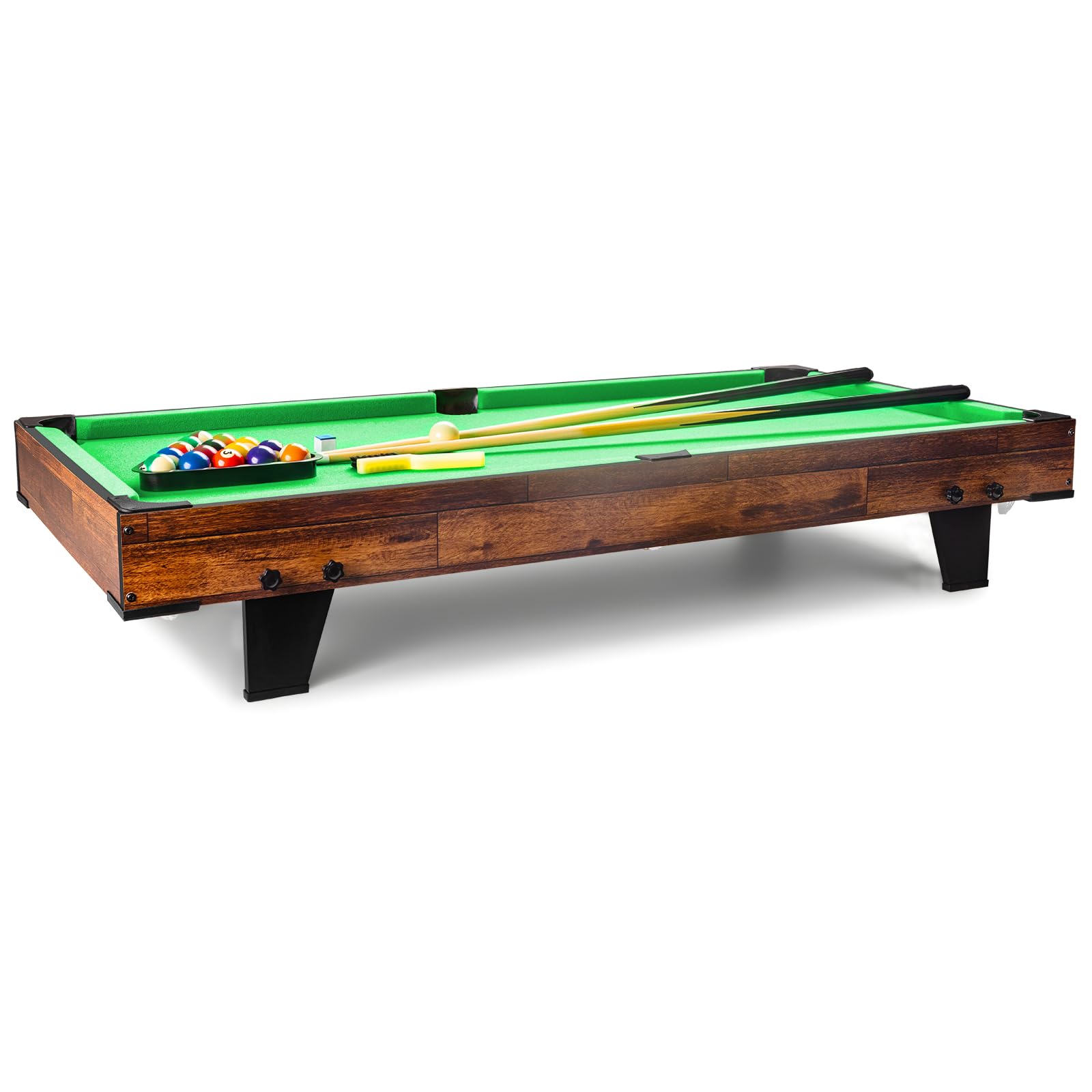 hotsizz Mini Billardtisch, Maße 120 × 60 × 20 cm, Billard Tisch für Erwachsene und Kinder, inklusive kompletten Zubehörs