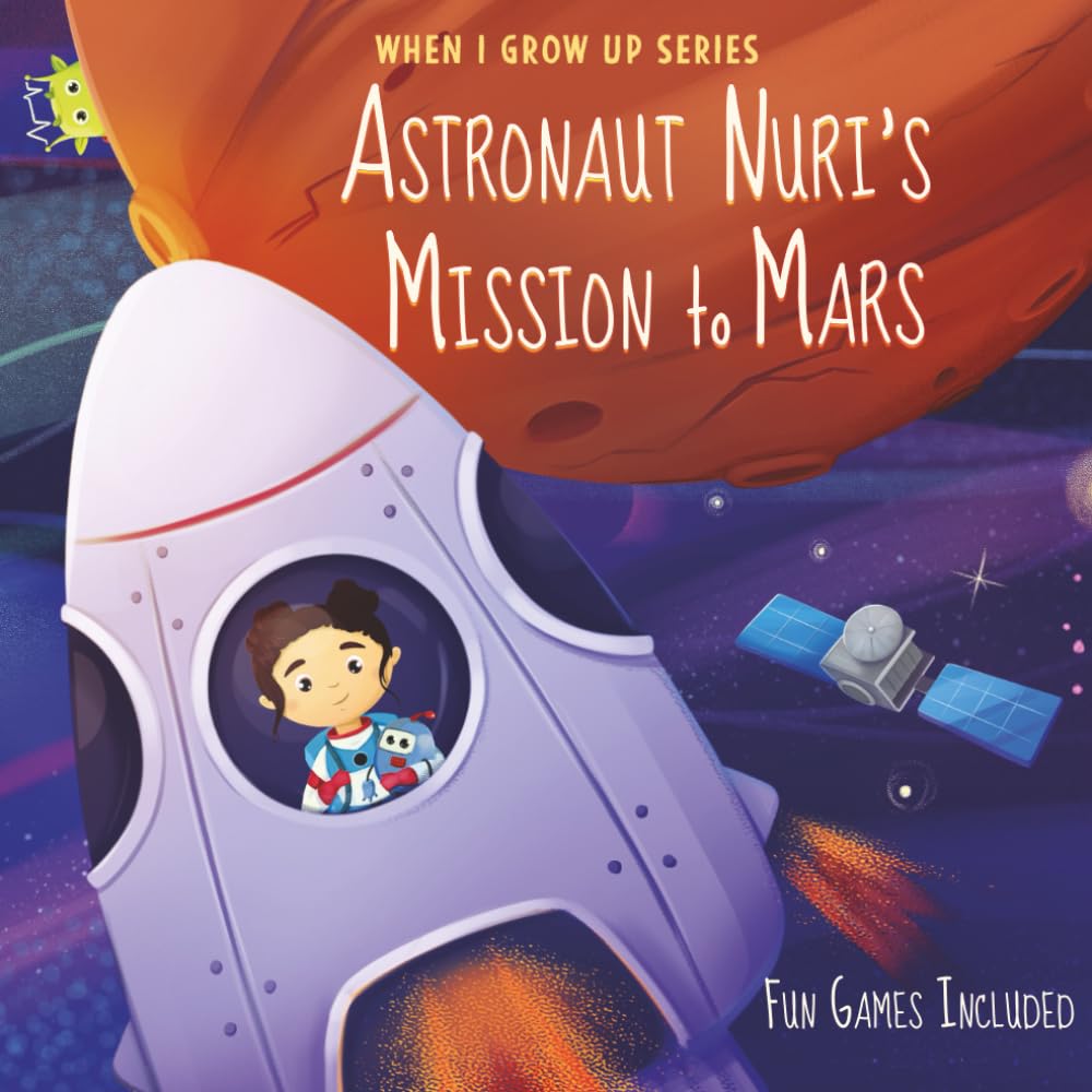 Astronaut Nuri's Mission to Mars. Personalized Book about Astronauts