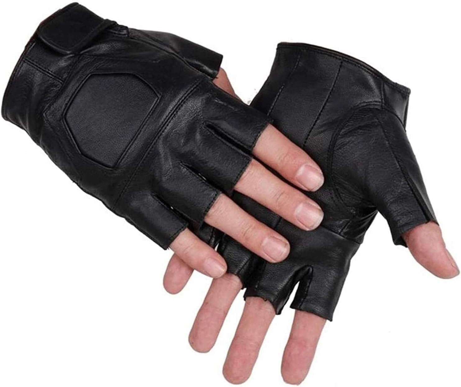 Guantes de ciclismo para hombre, antideslizantes, transpirables, de medio dedo, guantes de ciclismo al aire libre, guantes de ciclismo