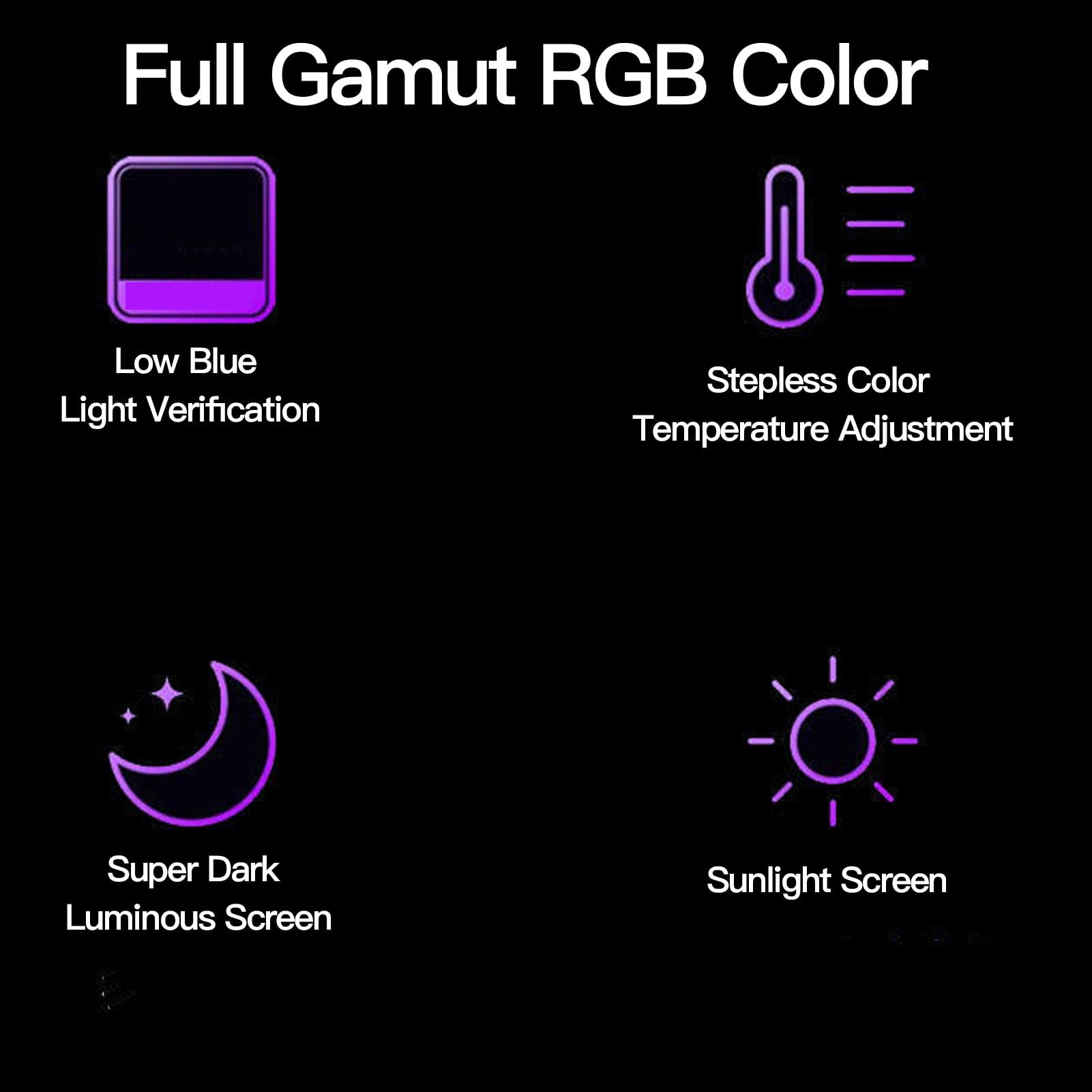 RGB Sound Control Light, Voice Activated Pickup Music Rhythm Lights, Multiple Light Modes Ambient Lamp for Home Party, Bar - Image 3