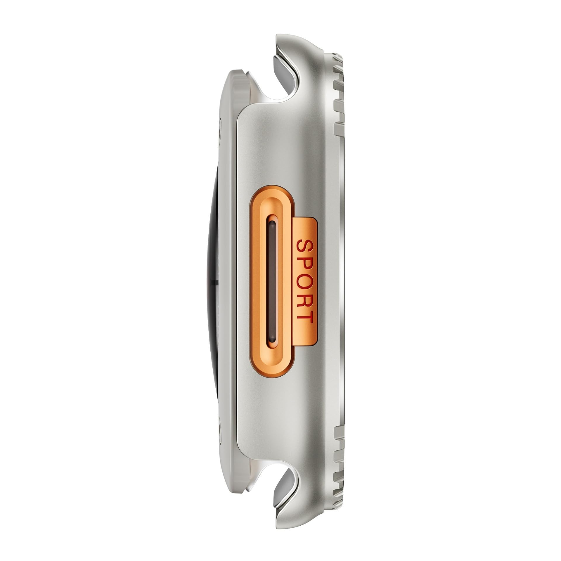 CZKE Schutzhülle für Apple Watch, 44 mm, 45 mm, 46 mm, 42 mm, 49 mm, Metall, Uhrengehäuse (Titan, 42 mm)