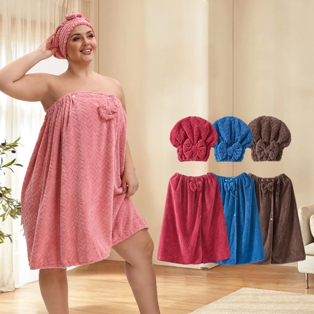 Nowoczesna elegancka spódnica do kąpieli i suszarka do włosów zestaw czepków prysznicowych do domowej łazienki