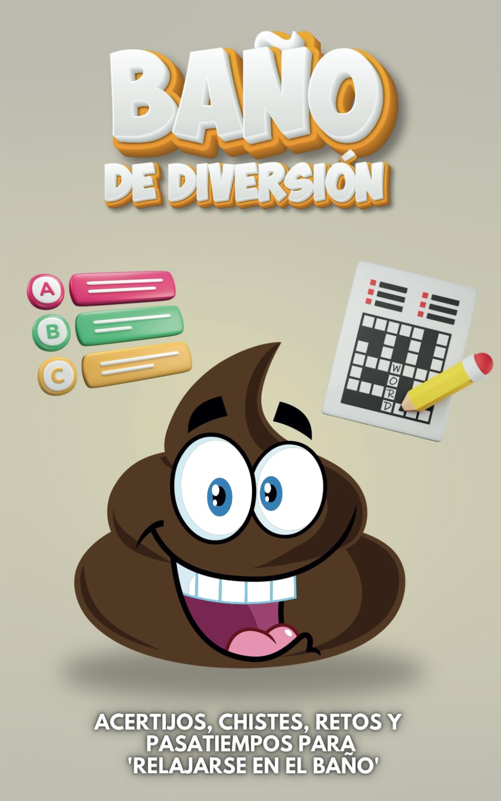 BAÑO DE DIVERSIÓN: Acertijos, Chistes, Retos y Pasatiempos para 'Relajarse en el Baño' | El Regalo Perfecto para Hombre y Mujer