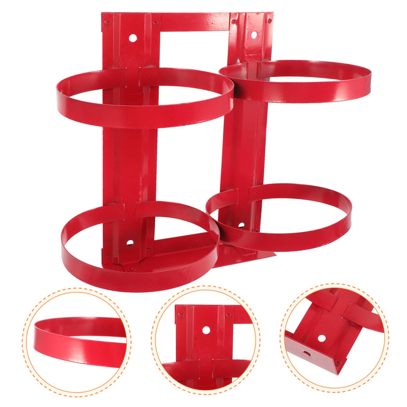 SHINEOFI Estante Para Extintores De Pared Soporte Doble Para Colgar Extintores Soporte Para Extintor De Incendios Sala De Estar