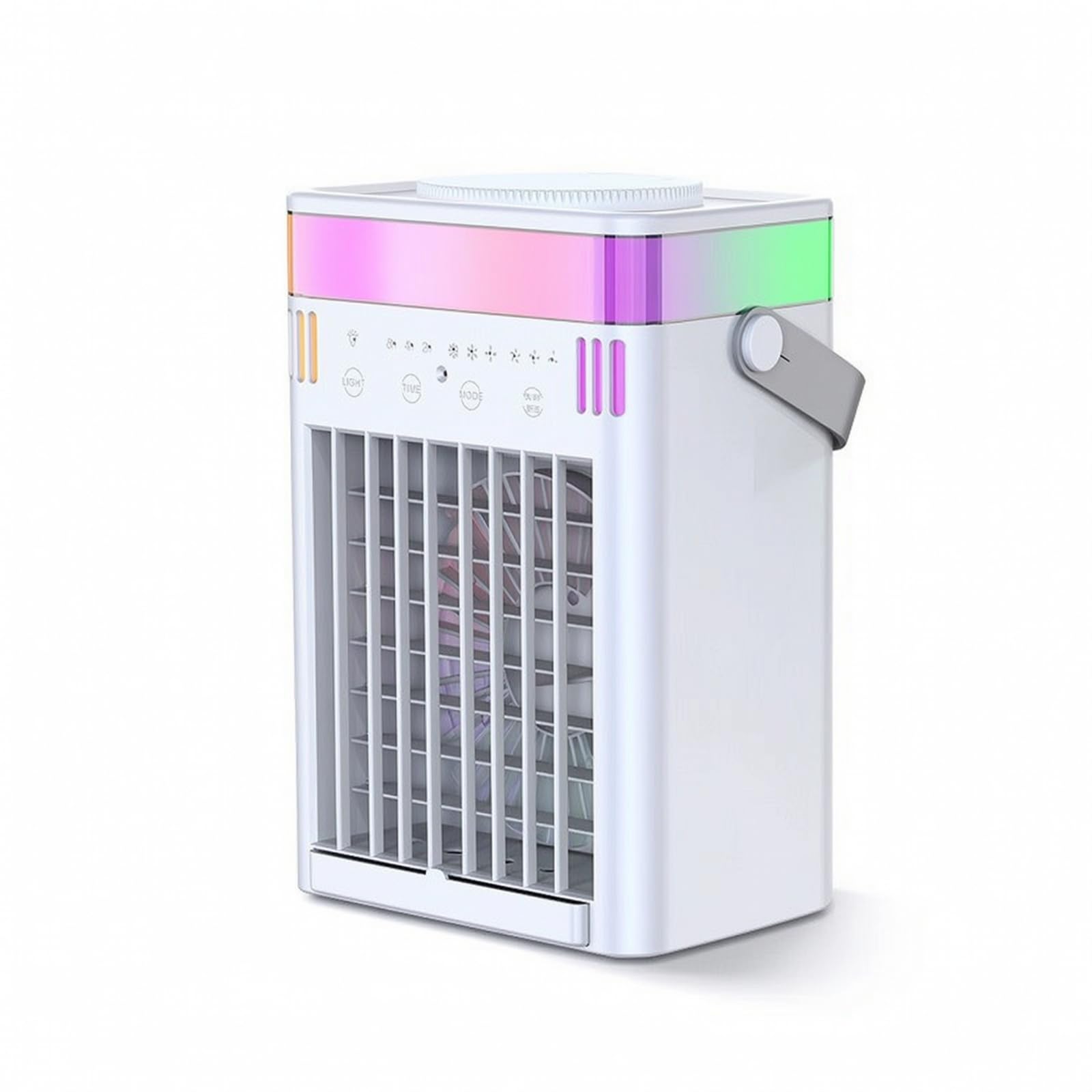 Ventilatore con Umidificatore USB Mini Condizionatore da Scrivania Silenzioso Ventilatore da Scrivania per Impiegati, Studenti, Ufficio
