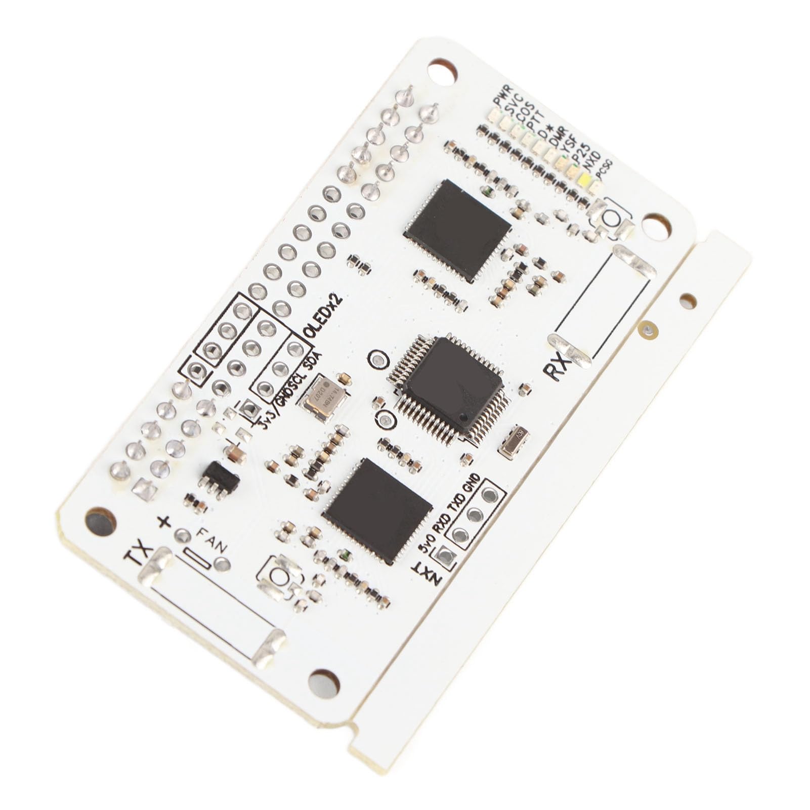 aqxreight Placa de Punto de Acceso MMDVM Hat Duplex 10 MW 32 bits Arm Módulo de Punto de Acceso MMDVM para P25 Star Star y Fuerte Esta Placa de de Módulo de de de Expansión de de Dúplex